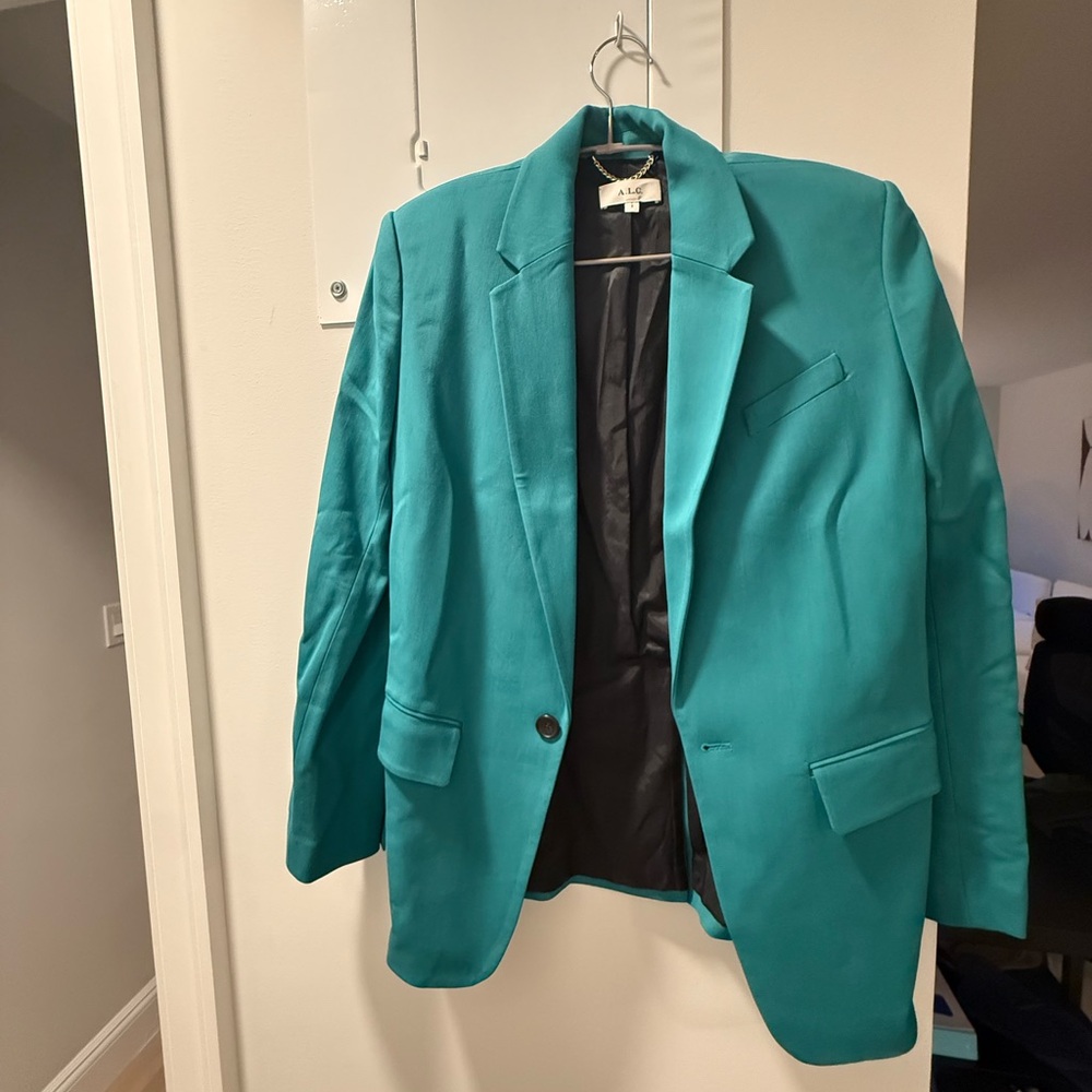 A.L.C. Teal Blazer Jacket